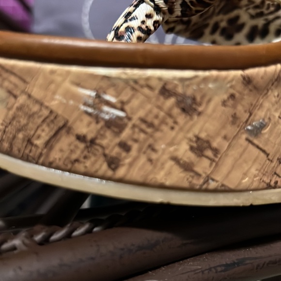 XOXO Leopard Print Sandals Sz 8 - Picture 8 of 9